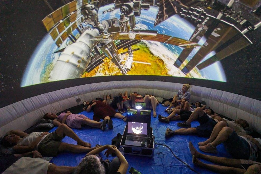 Planetario portátil en Soria