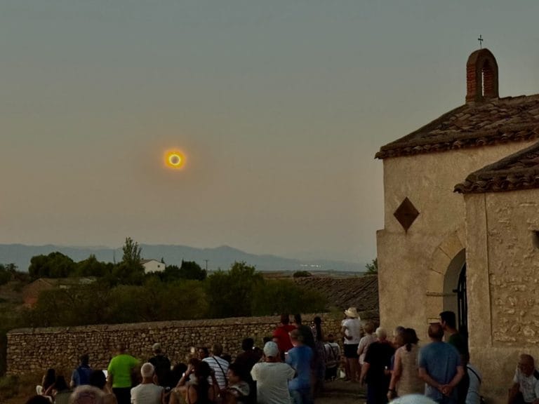 Eclipse desde Tosos