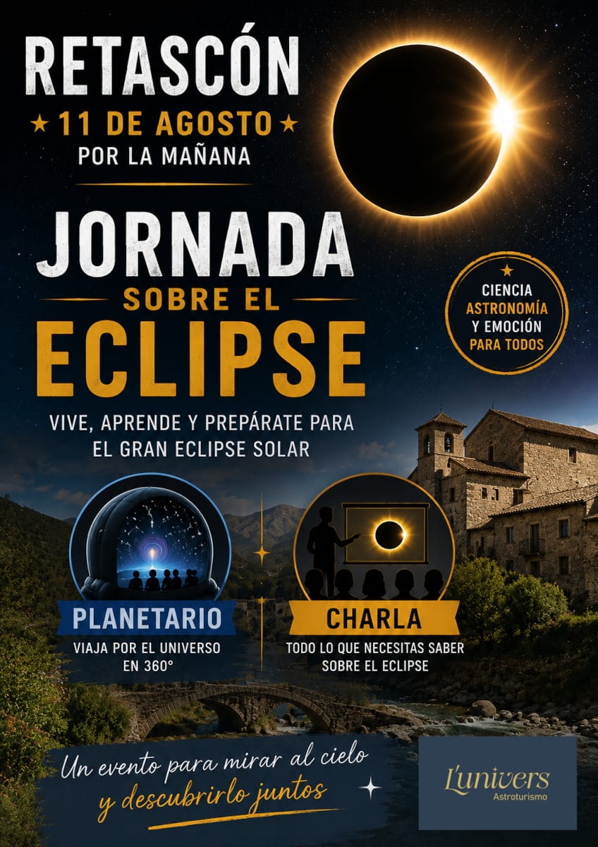 Prepárate para el eclipse en Retascón (Zaragoza)