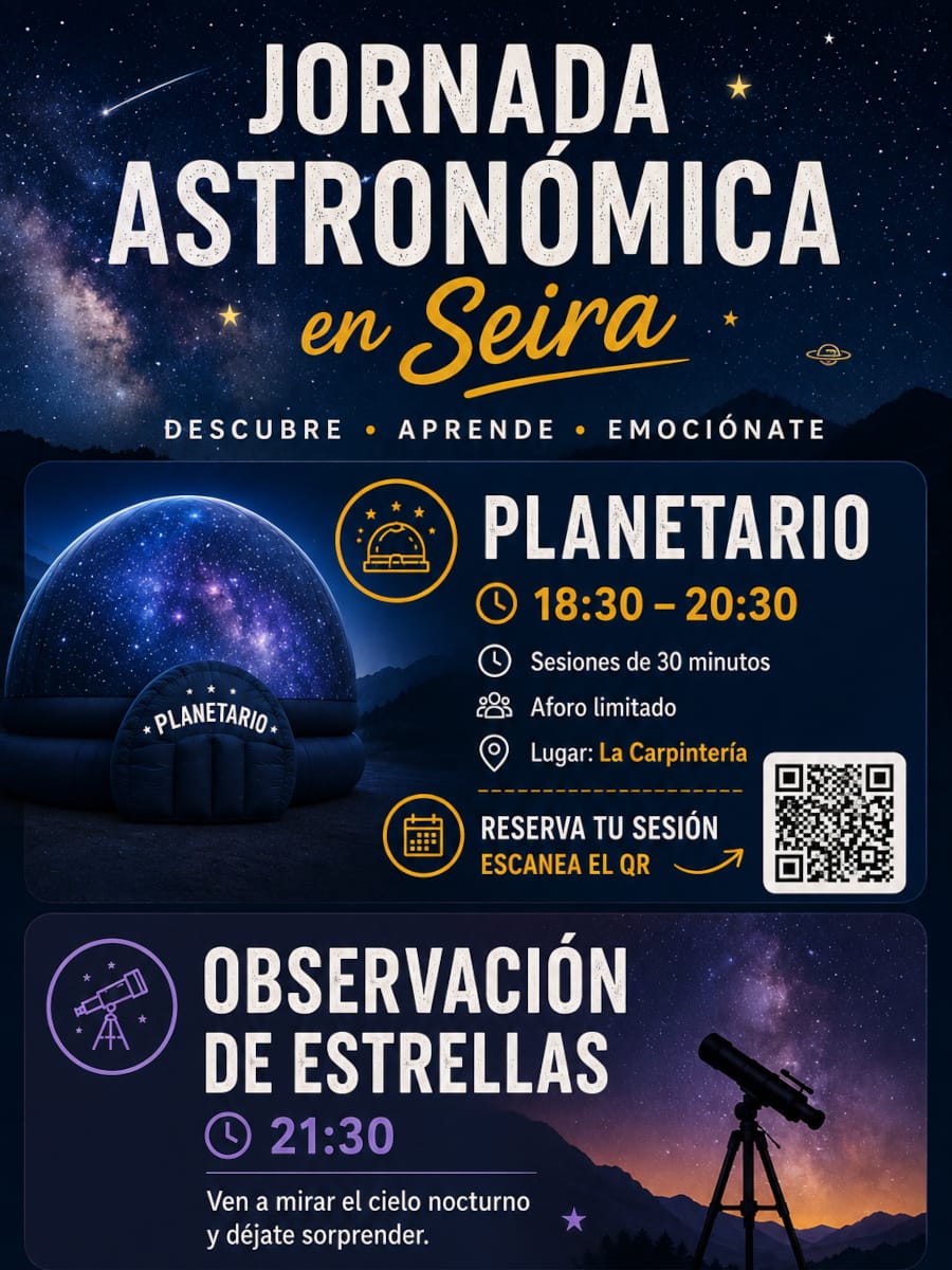 Jornada astronómica en Seira (Huesca)