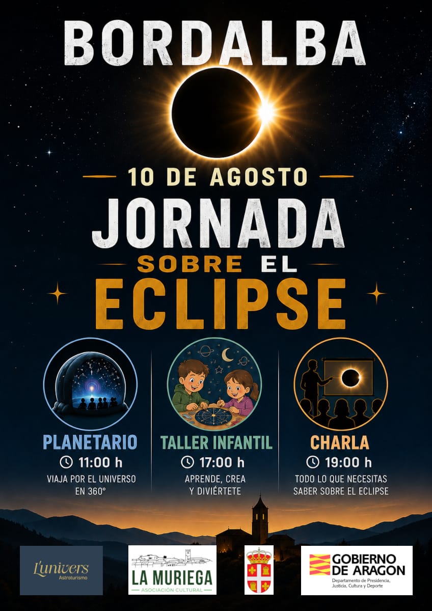Jornada sobre el eclipse en Bordalba (Zaragoza)