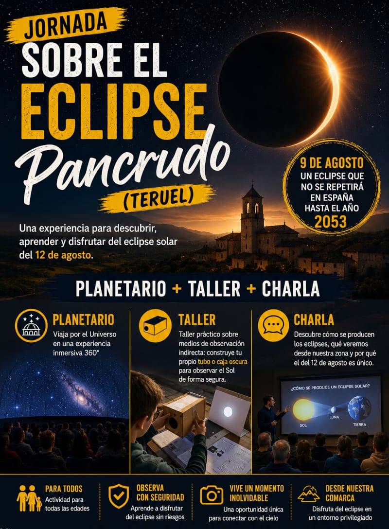 Jornada eclipse Pancrudo (Teruel)