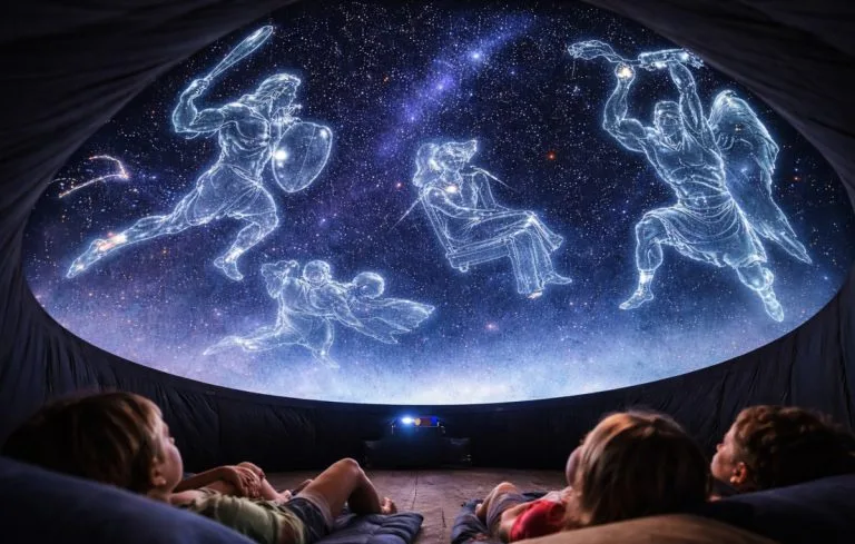 Mitología en el planetario móvil