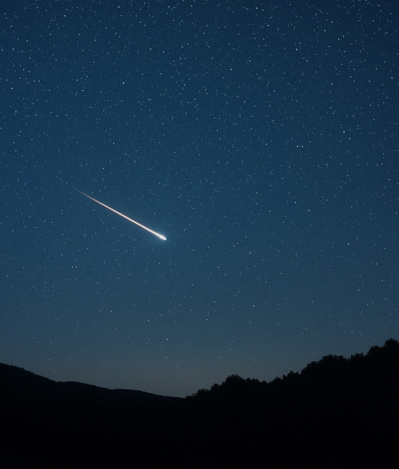 Noche de estrellas fugaces