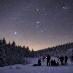 Observación del cielo de invierno