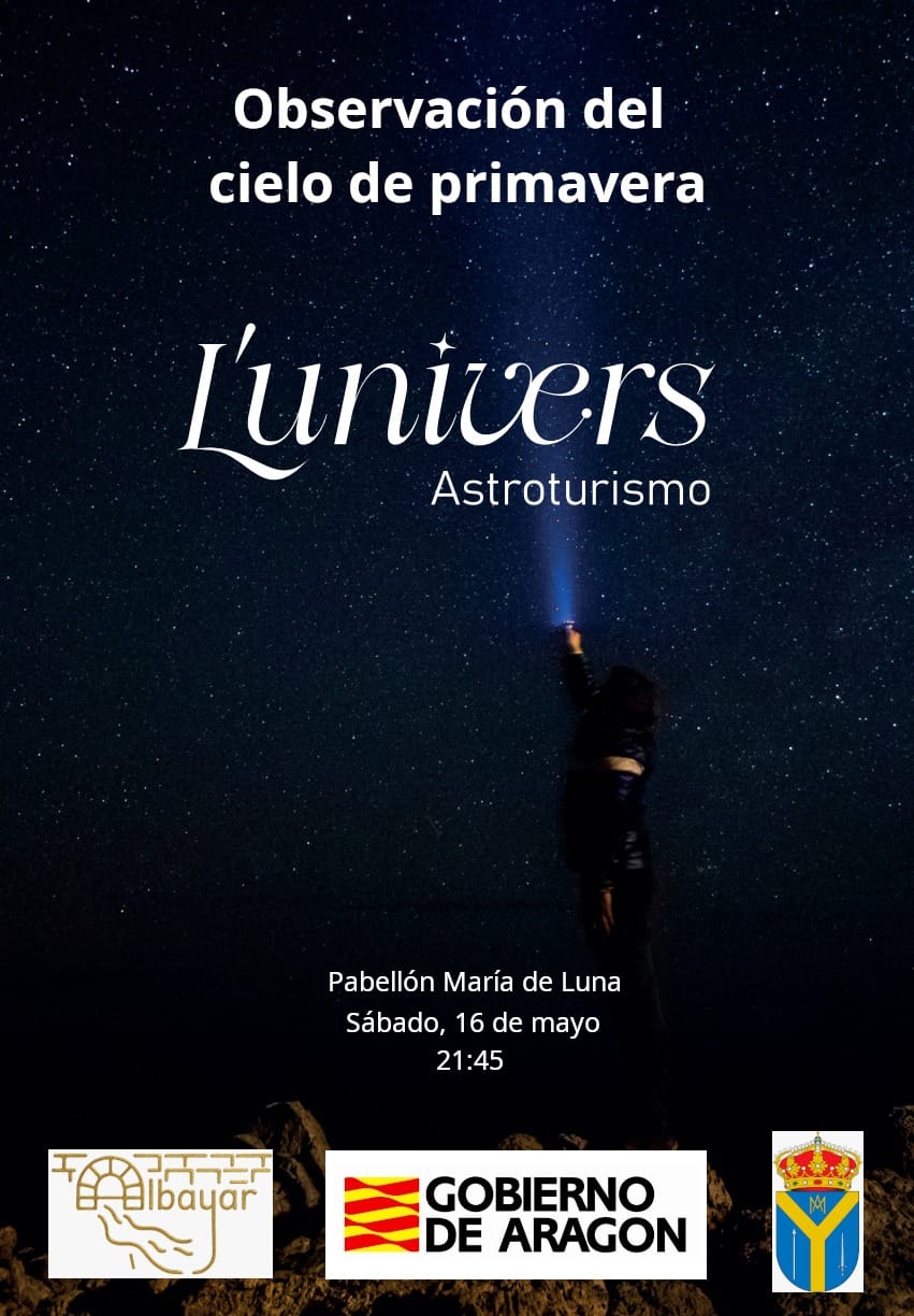 Observación del cielo de primavera en Almonacid de la Cuba (Zaragoza)