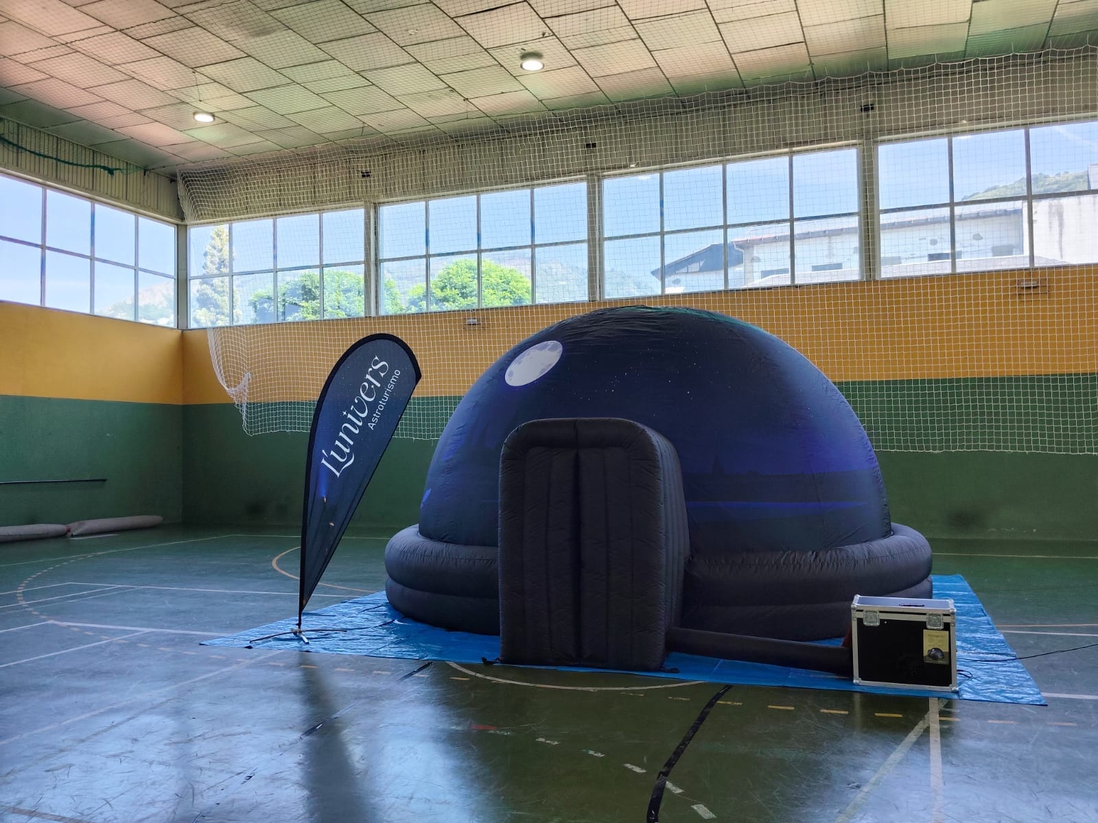 Planetario portáil en Villablino (León)