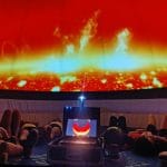 Planetario portátil en Movera (Zaragoza)