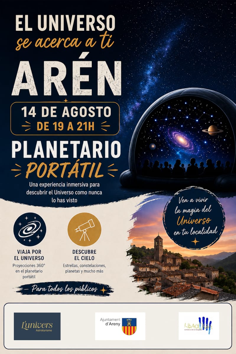 Planetario portátil en Arén (Huesca)