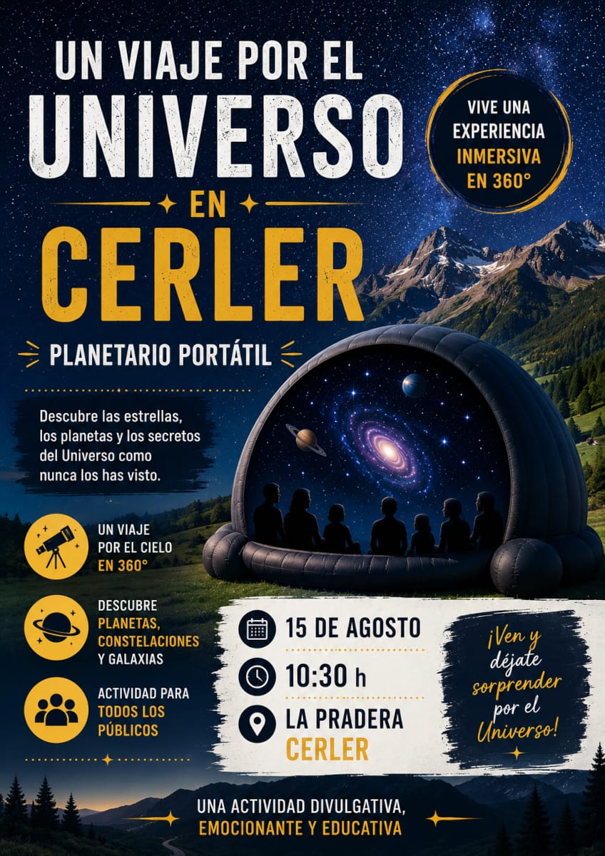 El planetario portátil llega a Cerler