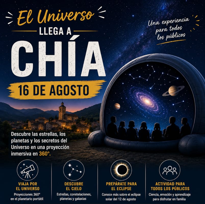 Planetario portátil en Chía (Huesca)