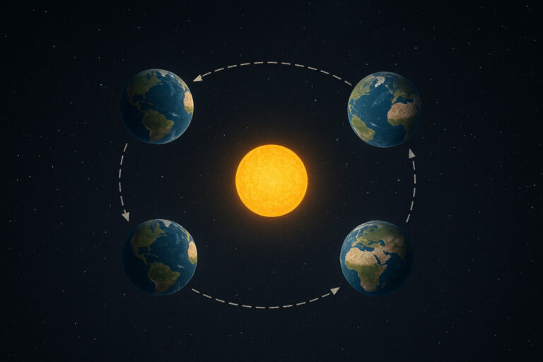 ¿Por qué cambia el cielo nocturno en cada estación?