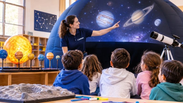 Actividades de astronomía para colegios