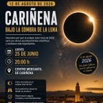 Charla sobre el eclipse solar total de 2026 en Cariñena