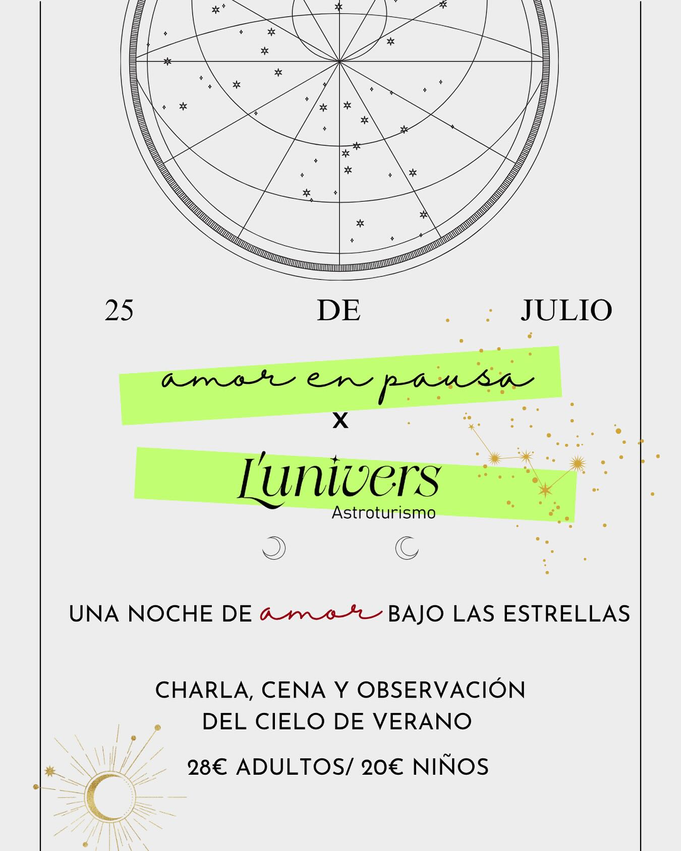 Cena bajo las estrellas