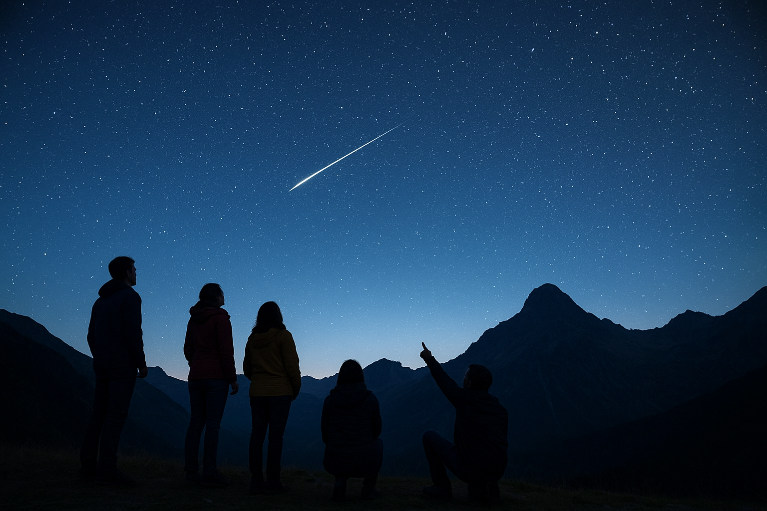 Observación de Perseidas en el Hospital de Benasque
