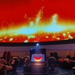 Planetario móvil en Almonacid de la Cuba (Zaragoza)